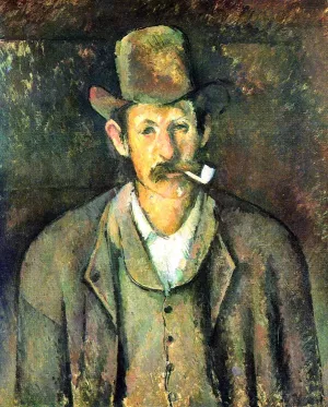 Man with a Pipe by Paul Cezanne - Oil Painting Reproduction