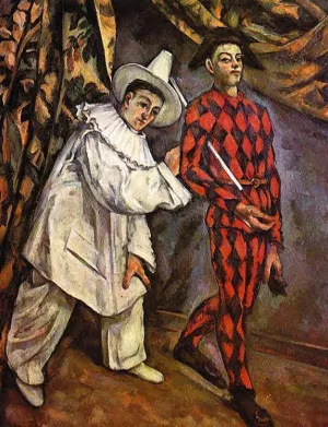 Mardi Gras by Paul Cezanne Oil Painting