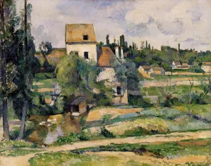 Mill on the Couleuvre at Pontoise Oil painting by Paul Cezanne