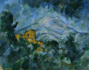 Mont Sainte-Victoire and Chateau Noir by Paul Cezanne Oil Painting