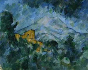 Mont Sainte-Victoire and Chateau Noir by Paul Cezanne Oil Painting