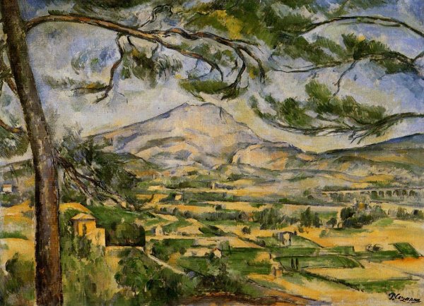 Main Product Photo of Mont Sainte-Victoire Courtauld Painting by Paul Cezanne