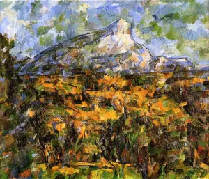 Mont Sainte-Victoire Seen from Les Lauves painting by Paul Cezanne