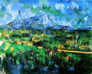 Mont Sainte-Victoire Seen from les Lauves painting by Paul Cezanne