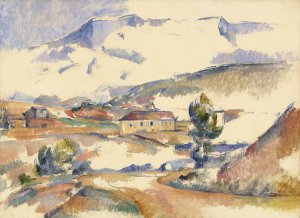 Montagne Sainte-Victoire,from near Gardanne by Paul Cezanne Oil Painting