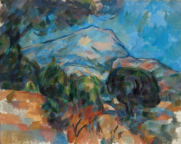 Mount Sainte-Victoire  by Paul Cezanne - Hand-Painted Oil Painting Reproduction