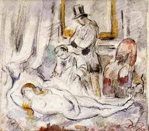 Olympia by Paul Cezanne Oil Painting