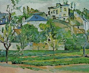 Orchard in Pontoise by Paul Cezanne Oil Painting