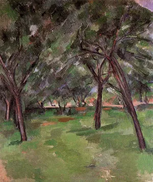 Orchard by Paul Cezanne Oil Painting