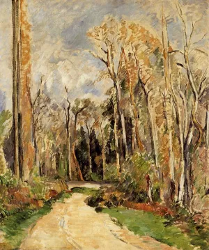Path at the Entrance to the Forest by Paul Cezanne Oil Painting