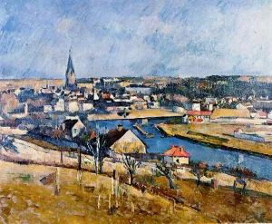 Paysage d'Ile de France by Paul Cezanne Oil Painting