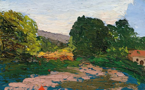 Main Product Photo of Paysage Du Midi  Painting by Paul Cezanne