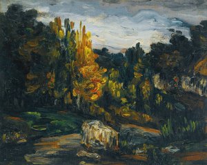 Paysage by Paul Cezanne Oil Painting