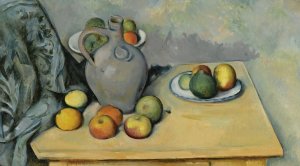 Pichet Et Fruits Sur Une Table by Paul Cezanne Oil Painting