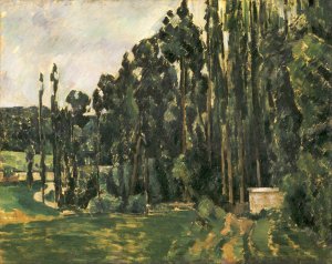 Poplars by Paul Cezanne Oil Painting