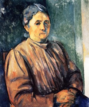 Portrait of a Woman by Paul Cezanne Oil Painting