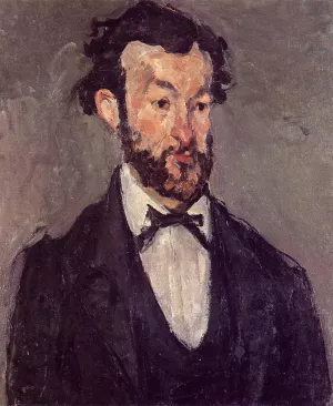 Portrait of Antoine Valabregue by Paul Cezanne - Oil Painting Reproduction