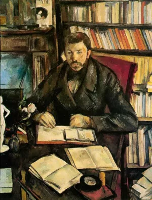 Portrait of Gustave Geffroy by Paul Cezanne - Oil Painting Reproduction