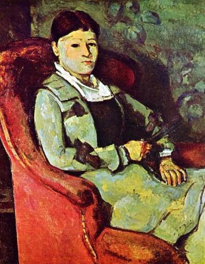 Portrait of Madame Cezanne 4 by Paul Cezanne Oil Painting