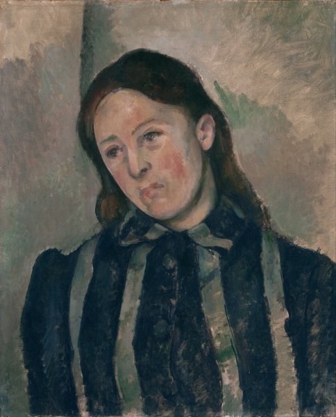 Portrait of Madame Cezanne by Paul Cezanne - Hand-Painted Oil Painting Reproduction