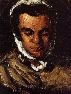 Portrait of Marie Cezanne, the Artist's Sister Oil painting by Paul Cezanne