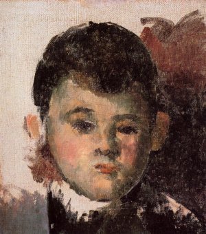 Portrait of the Artist's Son (unfinished) by Paul Cezanne Oil Painting
