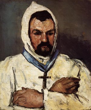 Portrait of Uncle Dominique as a Monk by Paul Cezanne Oil Painting