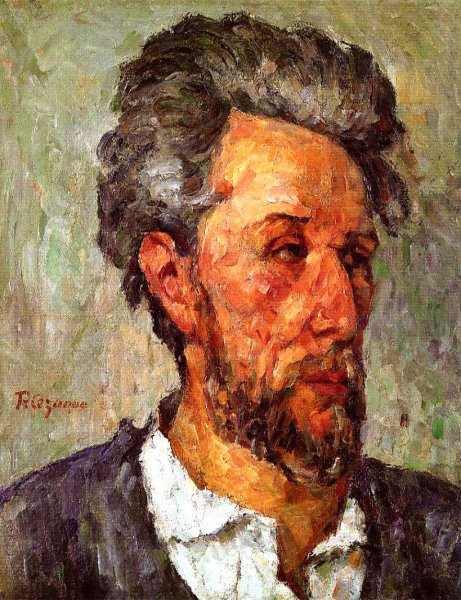Portrait of Victor Chocquet by Paul Cezanne - Hand-Painted Oil Painting Reproduction