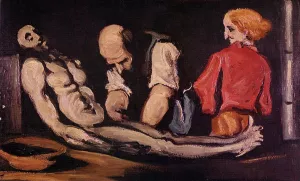 Preparation for the Funeral also known as The Autopsy by Paul Cezanne Oil Painting