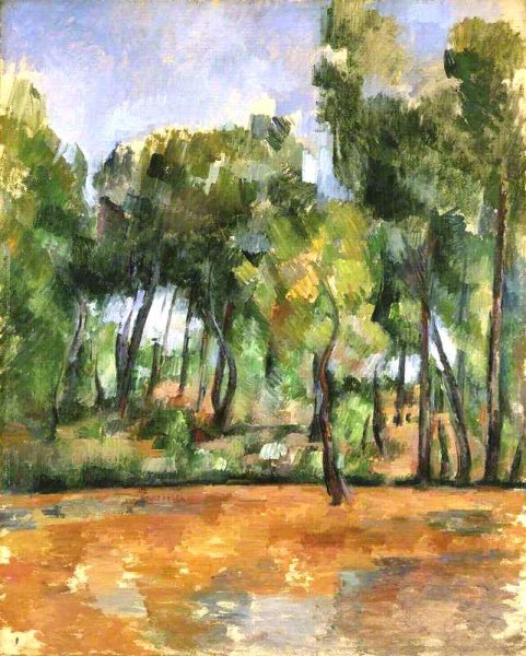 Provencal Landscape by Paul Cezanne - Hand-Painted Oil Painting Reproduction