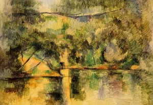 Reflections in the Water by Paul Cezanne - Oil Painting Reproduction