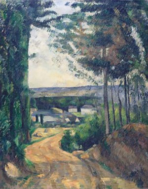Road leading to the lake by Paul Cezanne Oil Painting