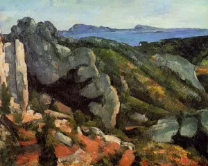 Rocks at L'Estaque by Paul Cezanne - Oil Painting Reproduction