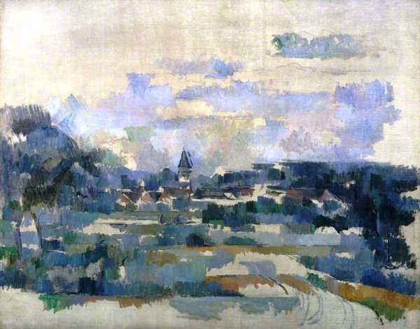 Route Tournante by Paul Cezanne - Hand-Painted Oil Painting Reproduction