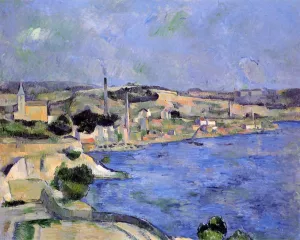 Saint-Henri and the Bay of l'Estaque by Paul Cezanne Oil Painting