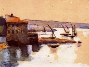 Seascape by Paul Cezanne Oil Painting