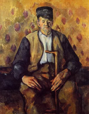 Seated Peasant by Paul Cezanne Oil Painting