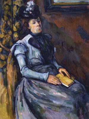 Seated Woman in Blue by Paul Cezanne Oil Painting