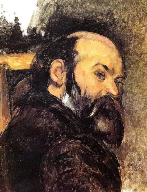 Self Portrait 2 painting by Paul Cezanne
