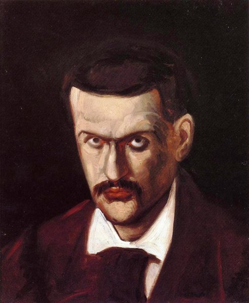 Main Product Photo of Self Portrait 4 Painting by Paul Cezanne