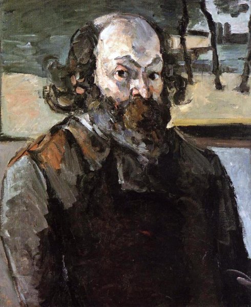 Main Product Photo of Self Portraits Painting by Paul Cezanne