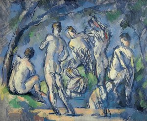 Seven Bathers by Paul Cezanne Oil Painting