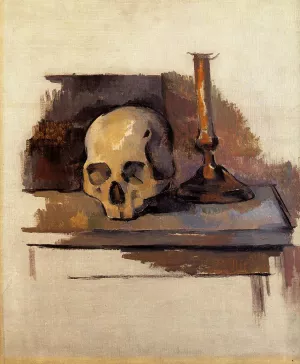Skull by Paul Cezanne - Oil Painting Reproduction