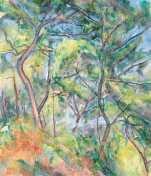 Sous-Bois by Paul Cezanne Oil Painting