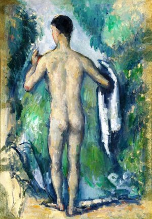 Standing Bather Seen from the Back by Paul Cezanne Oil Painting