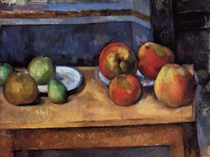 Still Life - Apples and Pears by Paul Cezanne Oil Painting