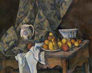 Still Life with Apples and Peaches by Paul Cezanne Oil Painting
