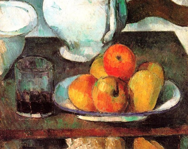 Main Product Photo of Still Life with Apples Painting by Paul Cezanne