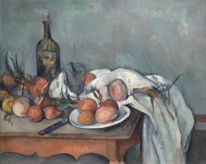 Still Life with Onions by Paul Cezanne Oil Painting