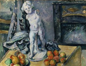 Still Life with Statuette by Paul Cezanne Oil Painting